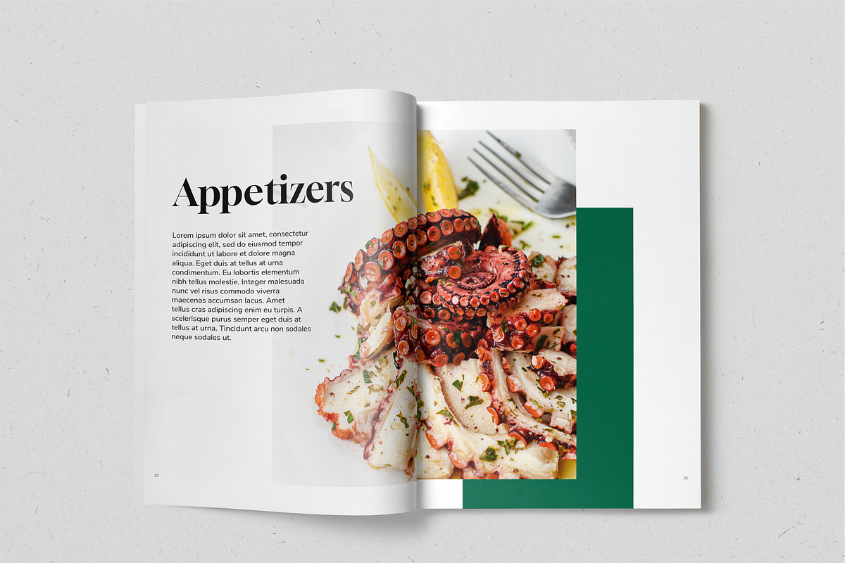 Fish&Seafood Recipe Book, a Magazine Template by SonaGeciova (Photo 11 of 17)