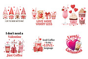 New Valentine Coffee Sublimation, an Illustration by DreamArtGraphic (Thumbnail 2 of 4)