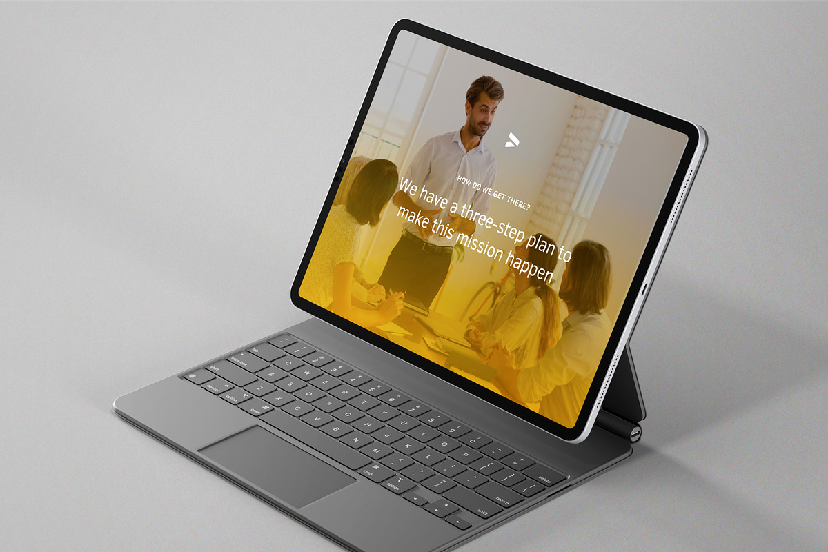 Tablet / iPad Pro Mockups Vol2, an iPad Mockup by 2M GRAPHICS DESIGN (Photo 6 of 7)