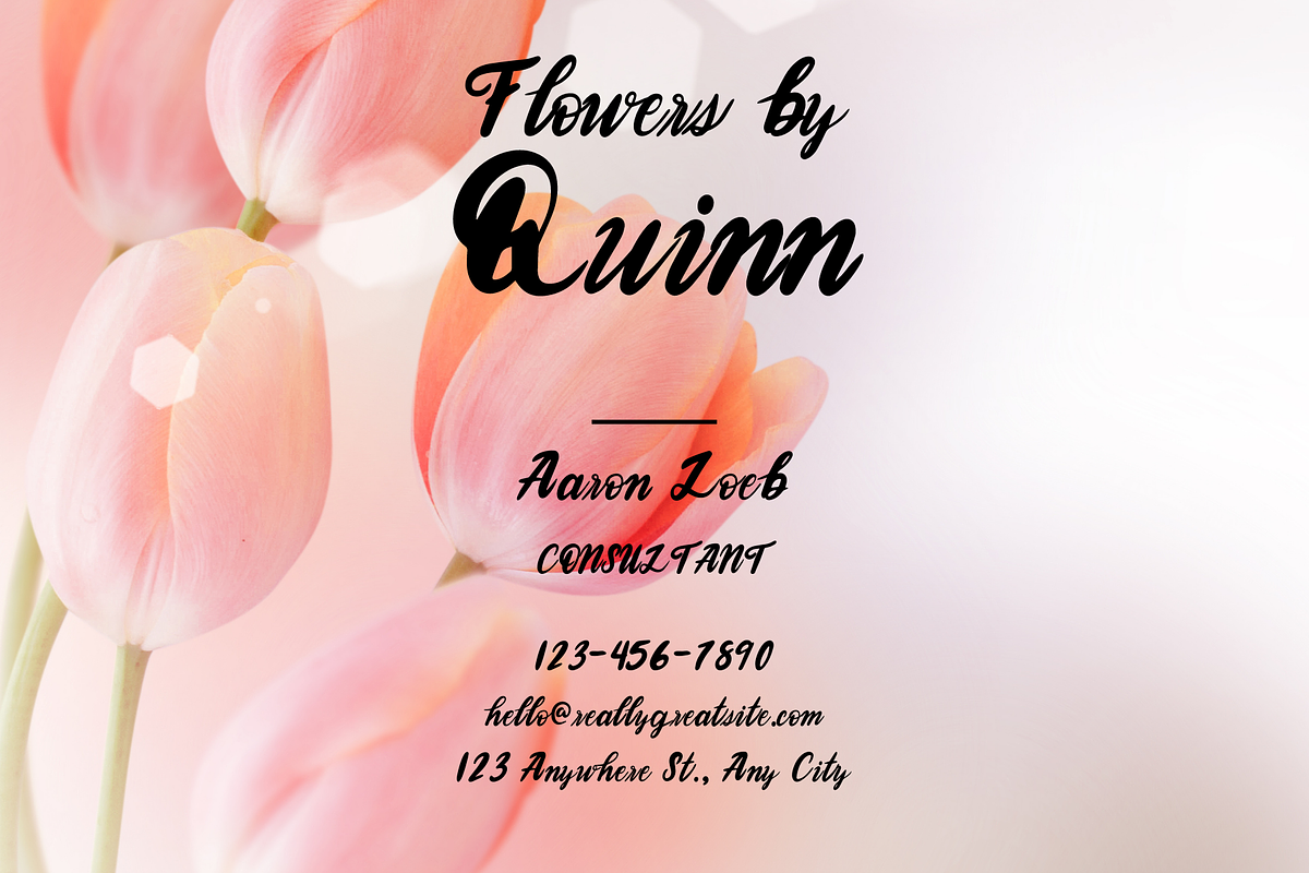 Bloom Quinn, a Handwritten Font by nongnuchpolyiam1 (Photo 2 of 6)