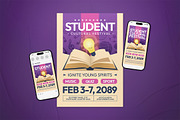 Student Cultural Festival Flyer Set, a Flyer Template by The Good Store (Thumbnail 1 of 2)