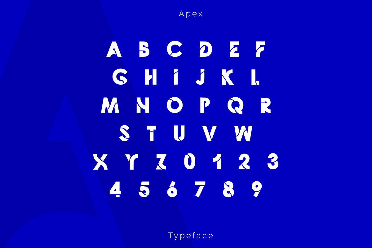 Apex Typeface preview 2
