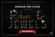 Rubies & Jewels #3 - 20 Text Styles, a Layer Style Add-On by Jonas Stensgaard (Thumbnail 11 of 23)