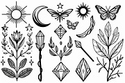 Celestial Boho Magic Line Art Bundle, an Illustration by abu67222 (Thumbnail 4 of 7)