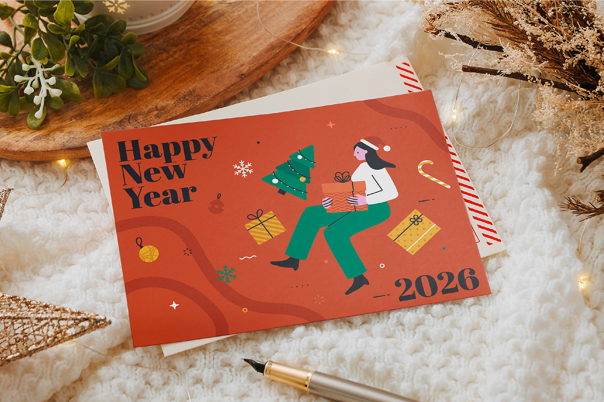 Digital Christmas. 24 Scenes., a Seasonal Illustration by Andrew Kras Design (Photo 6 of 8)