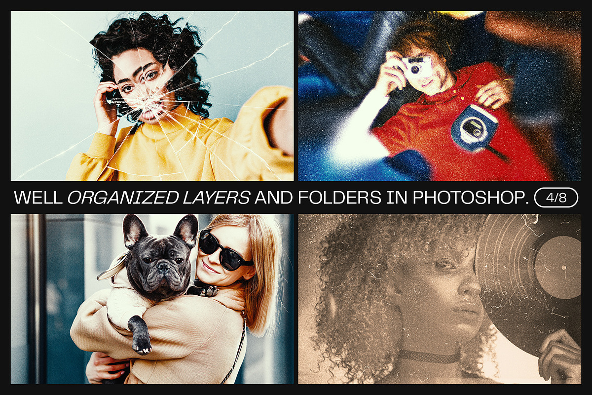 12 Photo Effect Templates, a Layer Style Add-On by iDoodle Studio (Photo 4 of 6)
