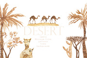 Desert. Watercolor poster set, a Decorative Illustration by Love Watercolor Store (Thumbnail 1 of 7)