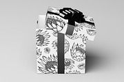 Beautiful seamless Protea pattern, a Pattern Graphic by Etienne & Yolandi Outram (Thumbnail 2 of 5)