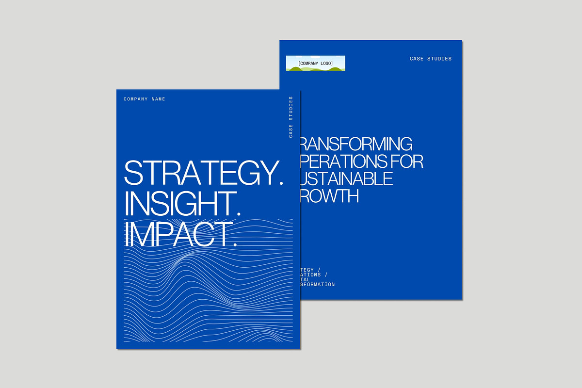 Corporate Case Study Canva Template, a Presentation Template by Gem Media (Photo 1 of 6)