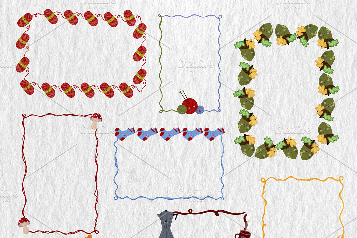 Big Fall Doodles Collection, a Decorative Illustration by Oleksandra Illustrates (Photo 11 of 29)