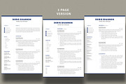 Resume Template | CV Template, a Resume Template by Advaita Printables (Thumbnail 3 of 4)