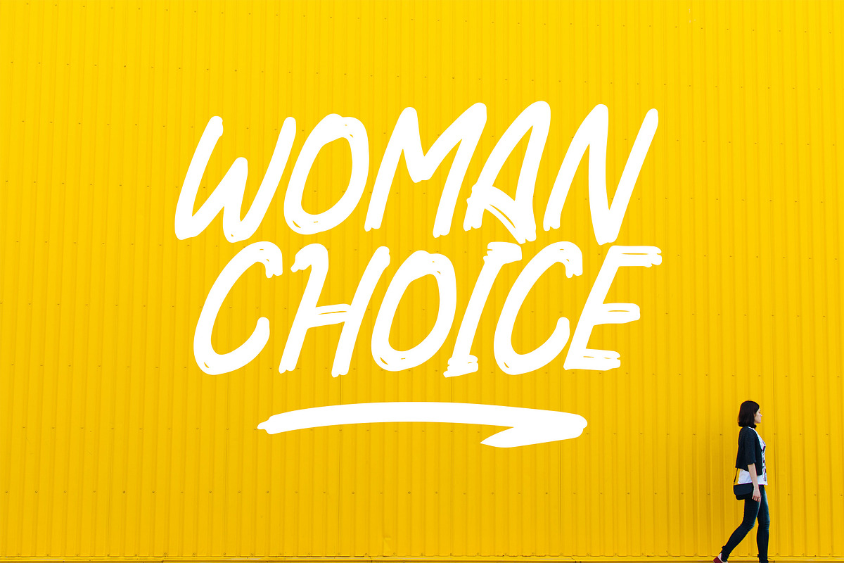 RAGAM GARIS - Brush Font, a Script Font by NTC Graphic (Photo 3 of 9)