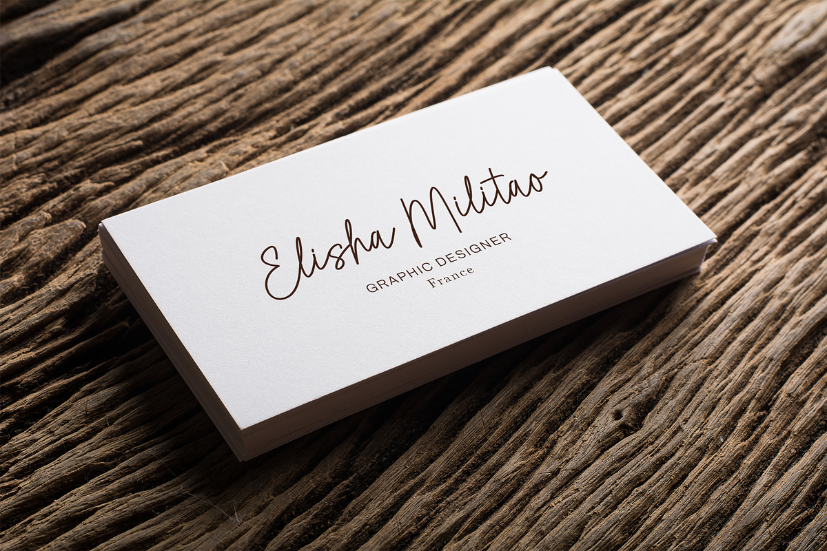 Allistion - Handwritten Script, a Handwritten Font by MJB Letters (Photo 9 of 10)