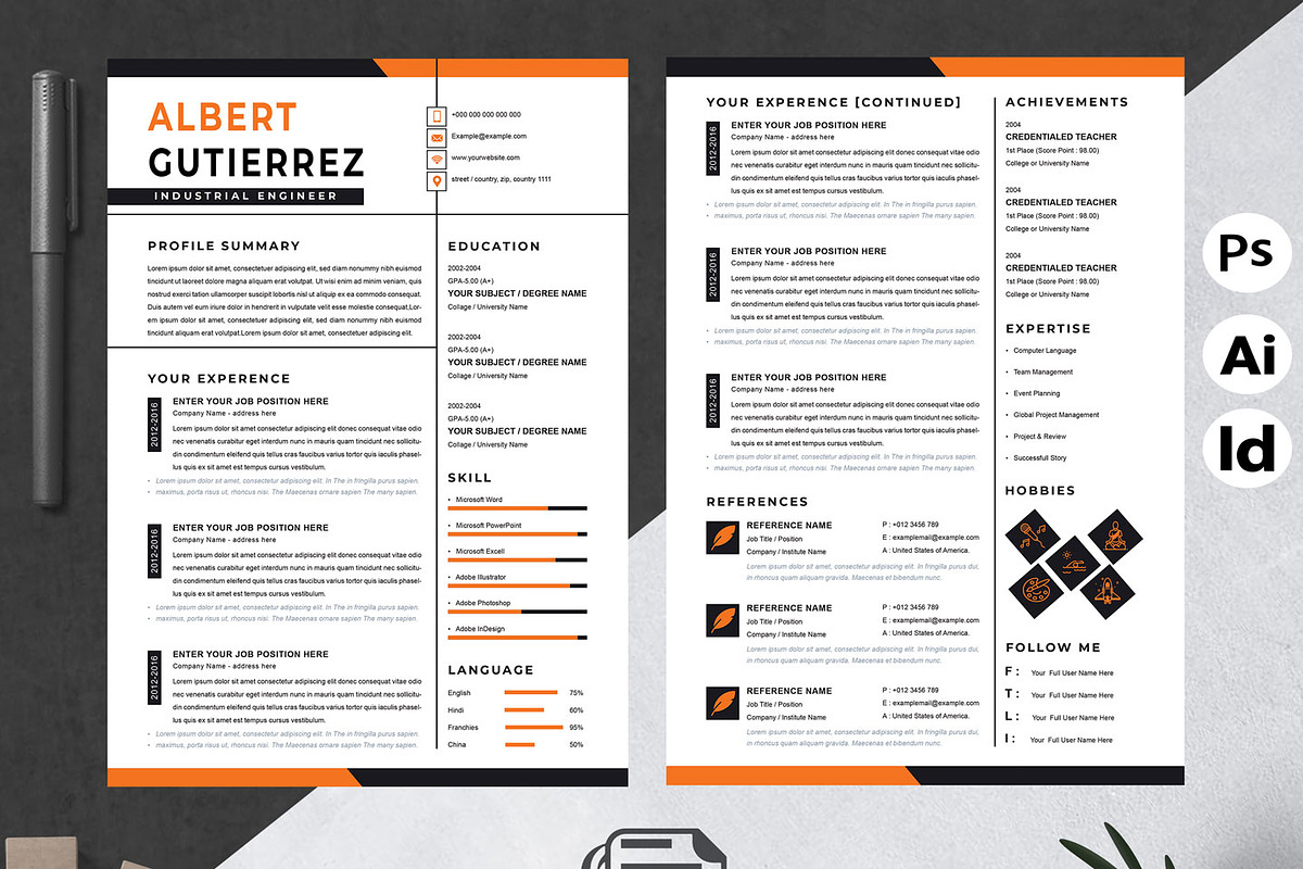 Minimalist CV Template
