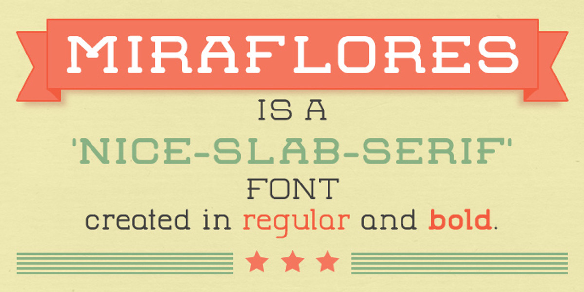 GL Miraflores, a Serif Font by German Leon (Photo 1 of 4)