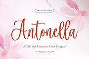 Antonella - Wedding Font, a Handwritten Font by Mozatype (Thumbnail 1 of 10)