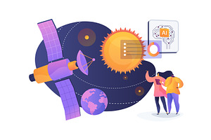 Quantum Sensors in Astronomy, a Technology Illustration by Visual Generation