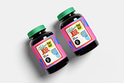 Modern Glass Jar Mockup, a Packaging Mockup by bimockup (Thumbnail 3 of 6)