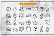 Hand Drawn Back to School Images, an Education Illustration by H&C Drawings & Designs (Thumbnail 4 of 15)