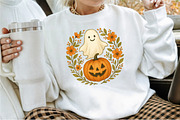 Ghost Pumpkin Fall Autumn Halloween, an Illustration by Sublimation Artist (Thumbnail 7 of 9)