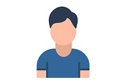 Man Flat Icon, a Duotone Icon by Pexelpy (Thumbnail 1 of 2)