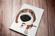 Dog with big head and nose, an Animal Illustration by Orangepencil (Thumbnail 2 of 7)