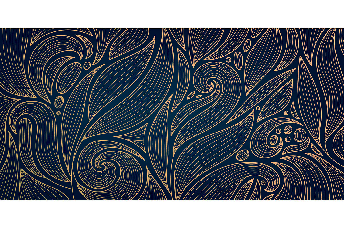 Art Deco Leaves Patterns, a Pattern Graphic by Marylia (Photo 10 of 13)
