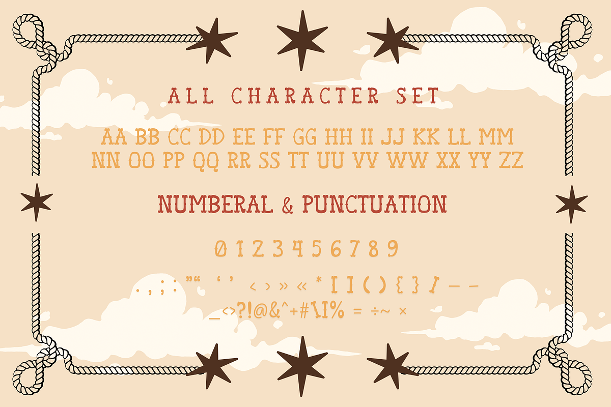 Western is a Western display font, a Serif Font by Brown Cupple (Photo 5 of 6)
