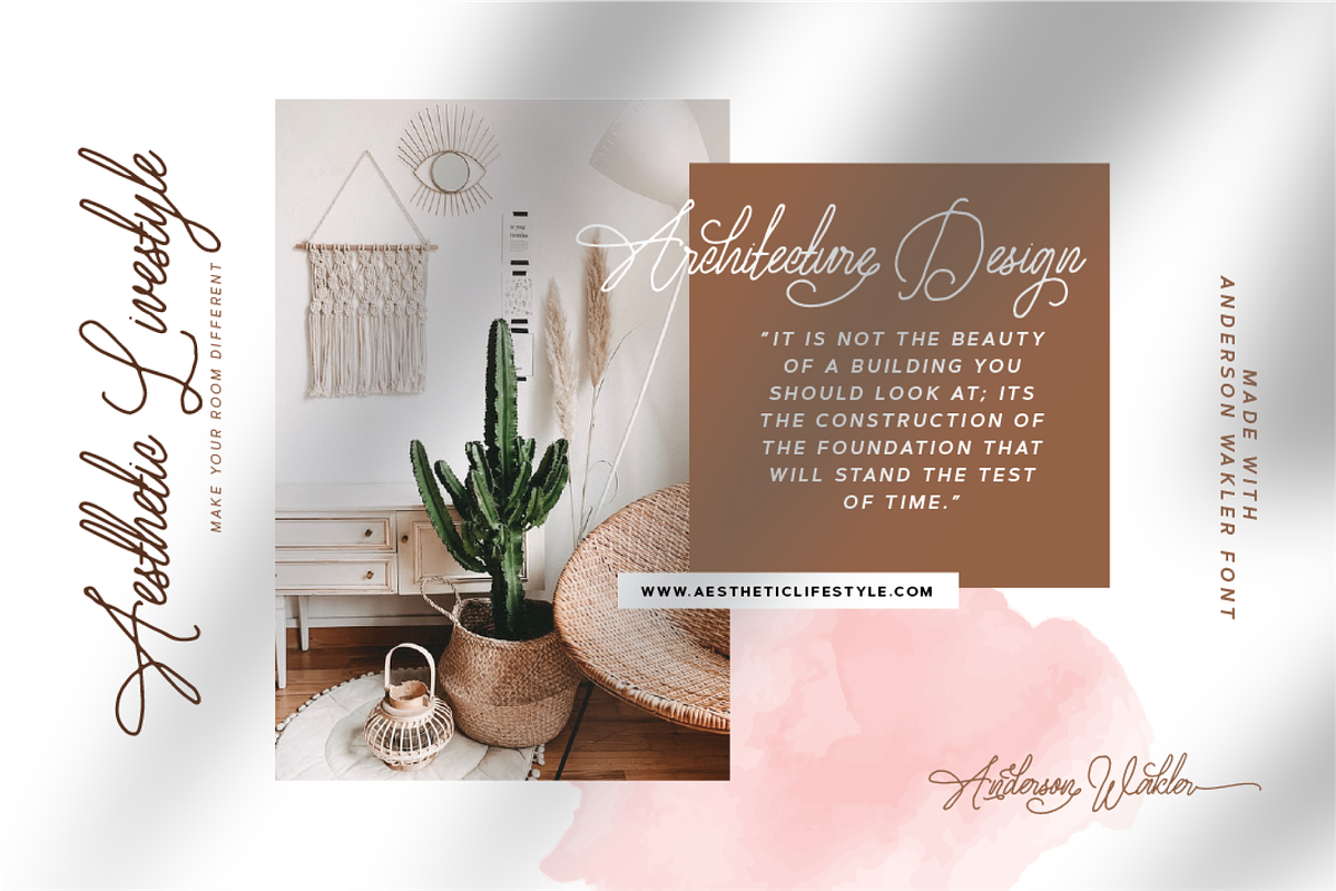 Anderson Walker Script Font, a Script Font by Monoco Type Foundry (Photo 5 of 9)
