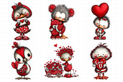 Cute Baby Duck Valentine Clipart, an Illustration by Daily.Designs (Thumbnail 3 of 8)