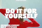 Crimson Cherry bold typeface, a Sans Serif Font by BilberryCreates (Thumbnail 9 of 16)