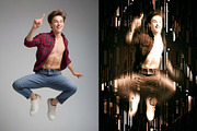 Glitch Duotone Effect Photoshop, an Action Add-On by MRI STUDIO (Thumbnail 2 of 15)