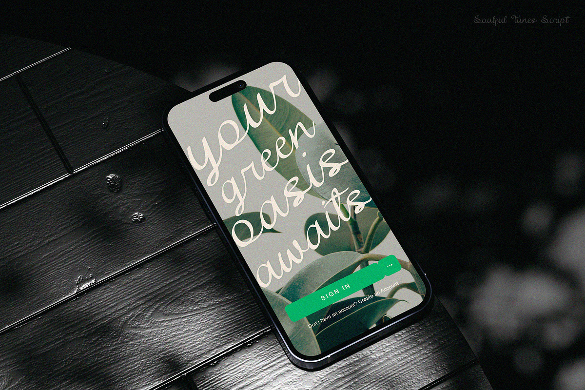 Soulful Tunes Monoline Script, a Script Font by CuteDreamyDesign (Photo 10 of 12)