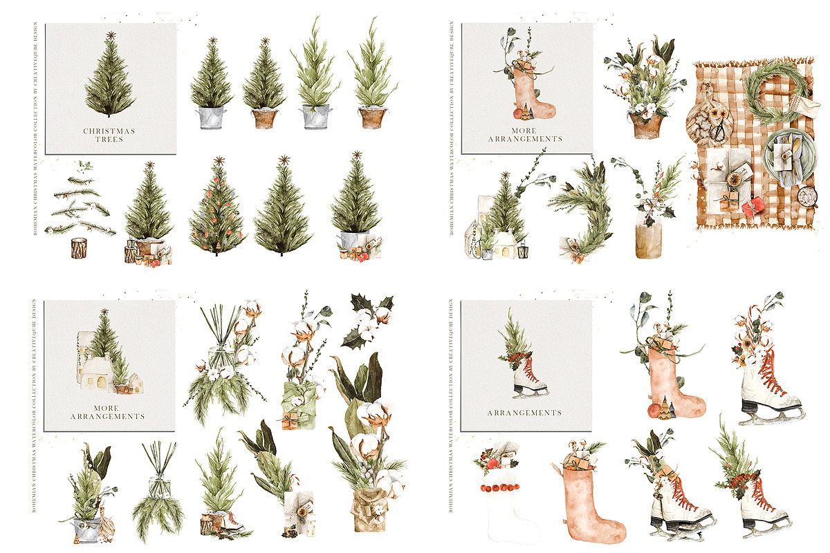 The Amazing Watercolor Bundle, an Object Illustration by Creativeqube Design (Photo 56 of 75)