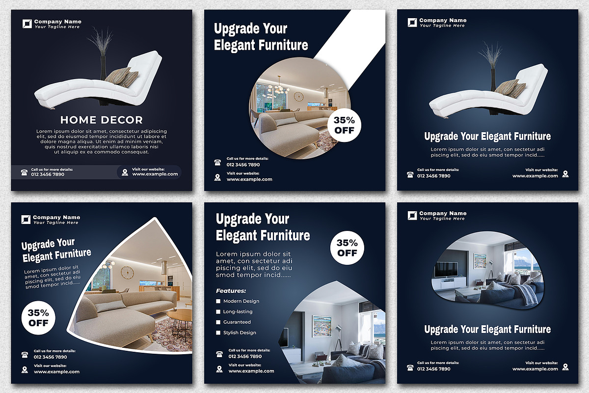 Furniture | 50 Posts | Insgram Posts, a Social Media Template by Mohammad Sarfaraz (Photo 3 of 6)