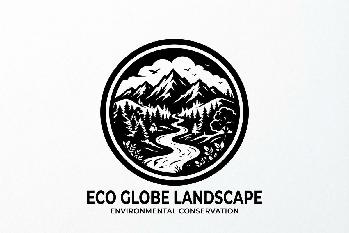 60 Eco Globe Landscape Silhouette, a Technology Illustration by Amazin_art (Photo 30 of 49)