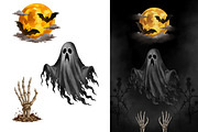 Halloween Watercolor Collection, a Seasonal Illustration by IrynaPanashii (Thumbnail 8 of 19)