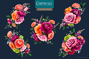 Carnivale Floral Clip Art Collection, an Object Graphic by Eclectic Anthology (Thumbnail 13 of 21)