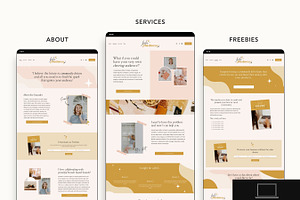 Squarespace 7.1 Boho Business