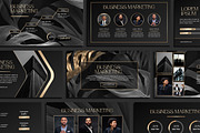 Luxury Black Powerpoint Template, a Presentation Template by SKY CREATION (Thumbnail 1 of 6)