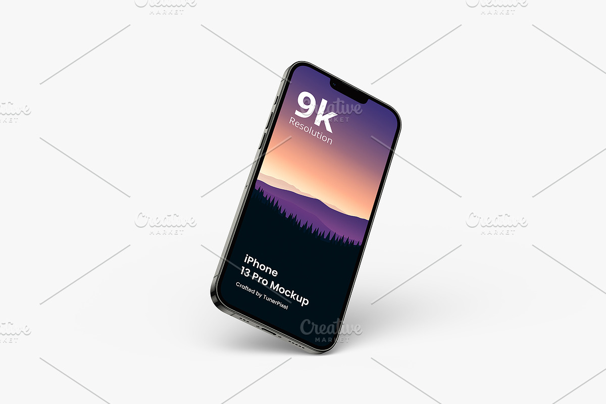 iPhone 13 Pro Mockup, an iPhone Mockup by Mockupia (Photo 17 of 27)