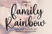 Family Rainbow | Script Font