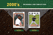 2000's Pro Baseball Card Templates, a Card Template by Chris Weibring (Thumbnail 5 of 12)