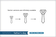 Minimal father's day icons, an Outline Icon by Picture Window (Thumbnail 3 of 5)