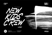 New Kids Crew - Graffiti Type, a Font by ikiiko (Thumbnail 1 of 8)