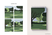 People in park Illustration clipart, a Seasonal Illustration by LyubovZaytseva (Thumbnail 20 of 21)