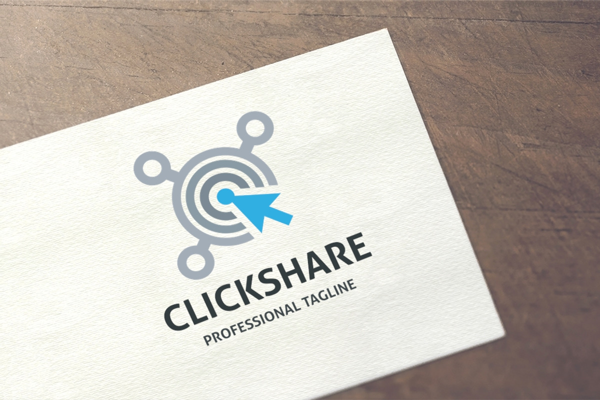 Click Share Logo, a Branding & Logo Template by Design_Planet ...