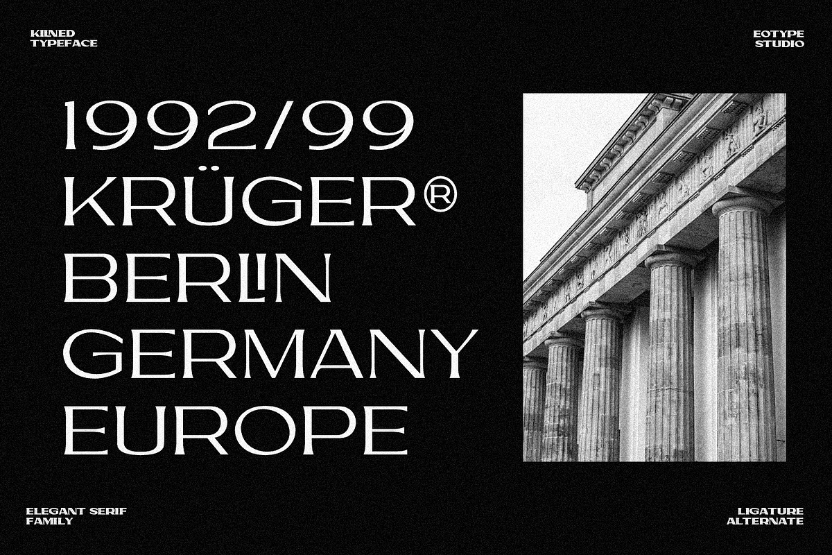 Kilned - Extended serif family, a Font by Eotype Studio (Photo 8 of 11)