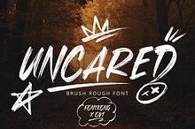 Uncared - Brush Rough Font
