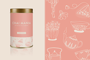 Tea House: Tea Related Illustrations, a Food Illustration by amber&ink (Thumbnail 3 of 6)